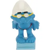 Schleich Zwemmende smurf - op startblok - 5,5 cm
