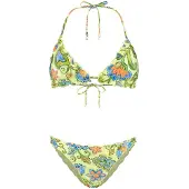 Shiwi Bikini lichtblauw / lichtgroen / koraal / zwart