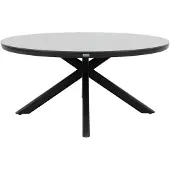 Qopps Tuintafel Ziggy - Rond - Grey - 160 cm - Sintered stone -