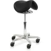 Score Jumper Balance Ergonomische Zadelkruk – Stamskin Zwart