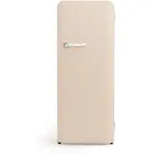Create - Koelkast in retrostijl - Zand - Handvat Marmer - FRIDGE RETRO 281L