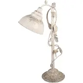 Clayre & Eef Tafellamp 35x19x62 cm Beige Metaal