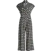 Betty Barclay Jumpsuit donkerblauw / groen / natuurwit