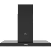 Belling Cookcentre Chim 100T zwart wand afzuigkap zwart, 0 cm. breed