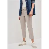 Cecil Dames 7/8 Papertouch broek - Beige - XXL