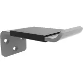 Multibrackets muurbeugel voor hoofdtelefoons en headsets / zwart/zilver