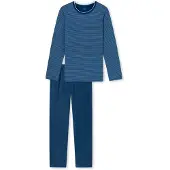 Schiesser heren pyjama lang 174528 admiraal 56/XXL