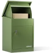 Harolds Pakketbrievenbus Compact Groen