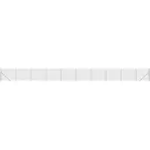 vidaXL Draadgaashek met flens 2,2x25 m antracietkleurig