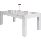 SalesFever eettafel 180/260x90 cm wit