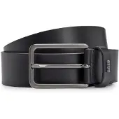 BOSS Riem 'Calis' zwart / zilver