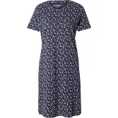 Schiesser Nachthemd donkerblauw / wit