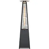 Garden Point Terrasverwarmer op gas piramide Saturnus antraciet