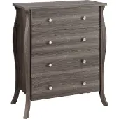 DOMUS Ludwig-Commode - 4-laden - Grijs Eiken