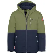 TROLLKIDS - Kid's Hemsedal Snow Jacket XT - Ski-jas 116, blauw/olijfgroen