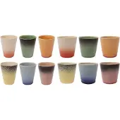 Studio Tavola Koffieset Fire (bekers & koffiekopjes) - 12 stuks