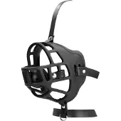 Ouch! Ouch Muzzle met afneembare bal Gag - Zwart