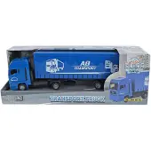 Kids Globe Man Vrachtwagen met Oplegger, 30cm