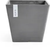Ecopot's Bloempot Rotterdam Grijs 30 X 30 X 26 Cm