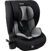 MamaLoes Mick Zwart/Grijs Isofix 76-150 cm i-Size Autostoel
