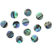 Göldo Dot 4,5mm Abalone 12er pakket - Gitaaronderdeel