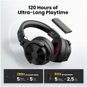 OneOdio Studio Max 1 Black – Draadloze Over-Ear Koptelefoon – Bluetooth – Met Microfoon