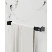 Nortiq T&B handdoekstang – 51,7cm – mat zwart