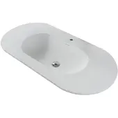 SaniGoods Girona wastafel wit mat 100x52.5cm