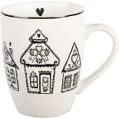 Clayre & Eef Mok 350 ml Beige Porselein Gingerbread house