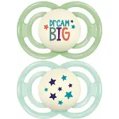 Mam 2 Fopspenen Perfect Nacht Trend 18 Maanden en + (Modellen : Groen)