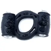 Bossoftoys Penis Ring - CockRing - Met Vibratie - Double Black