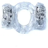 Bossoftoys Penis Ring - CockRing - Met Vibratie - Double Clear