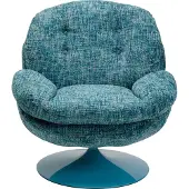 Kare design Draaifauteuil Cosy blauw