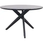 Van der Garde Tuinmeubelen Dublin ronde tuintafel Ø120 cm. - Antraciet
