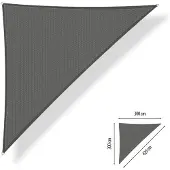 Shadow Comfort Schaduwdoek driehoek 90g 3x3x4,2 Cool grey
