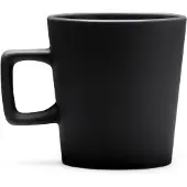Roly 10 keramische mokken Zwart matte afwerking 300ml model Galvan
