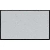 vidaXL Deurmat Grijs en Zwart 90 x 150 cm 100% Polyamide