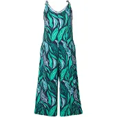 Ulla Popken Jumpsuit marine / lichtblauw / smaragd