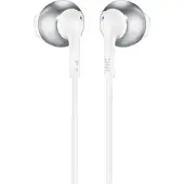 JBL Tune 205 - Wit/Chroom