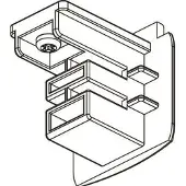 Leuchtek XTS41 weiss Endkappe 60158