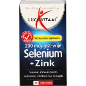 Lucovitaal 2+3 Gratis: Selenium & Zink 200 Mcg Gistvrij 45 Tabletten