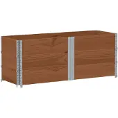 vidaXL Plantenbak 150x50 cm massief grenenhout bruin