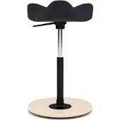 Varier Move zadelkruk, Zwart/Naturel Tonal - ergonomisch