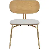 UMAGE Curious Lounge Stoel Sterling | Brass