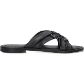 Stefano lauran Dames Slippers 24003 - Zwart - Maat 39