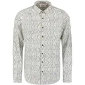 No-excess Overhemd beige / grijs / groen / wit