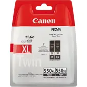 Canon PGI-550 XL PGBK zwart Twin Pack