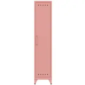Bisley Fern Garderobekast Metaal 3 Planken 380 x 510 x 1.800 mm Pastelroze