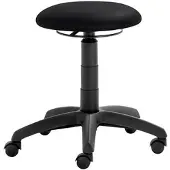 Mayer Sitzmöbel 1282 Draaikruk Stof Zwart 600 x 550 x 500 mm