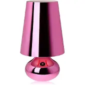 Kartell Tafellampe , Cindy, Roze / Rosé, Woonkamer, Kunststof, Designer